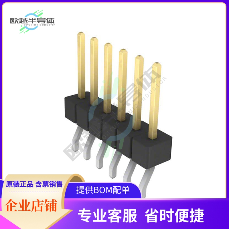 GBC06SGSN-M89【CONN HEADER SMD R/A 6POS 2.54MM】