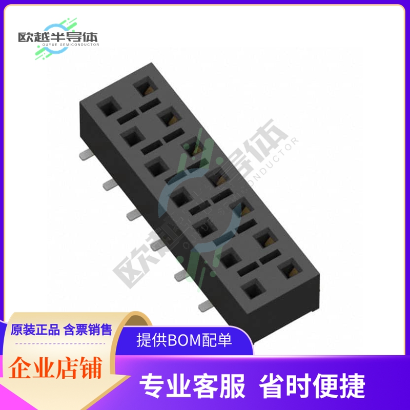 HLE-107-02-F-DV-BE【CONN RCPT 14POS 0.1 GOLD SMD】