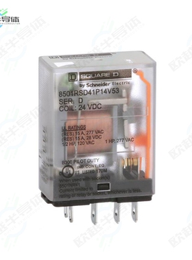 8501RSD41P14V53[继电器PLUG IN RELAY, TYPE R, MINIATURE]
