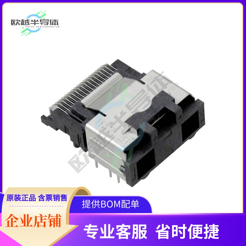 757830132【CONN MINI SAS RCP 36P SLD RA SMD】