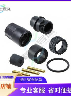 3180-4SG-328【CONN PLUG FMALE 4POS GOLD CRIMP】