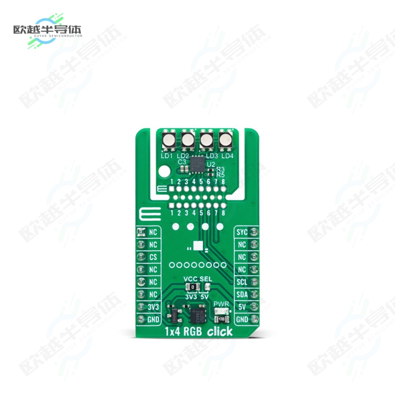 MIKROE-6240[开发板1X4 RGB CLICK SNAP】