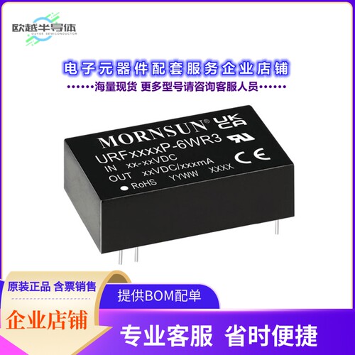 URF4803P-6WR3[电源模块DC DC CONVERTER 3.3V 6W]