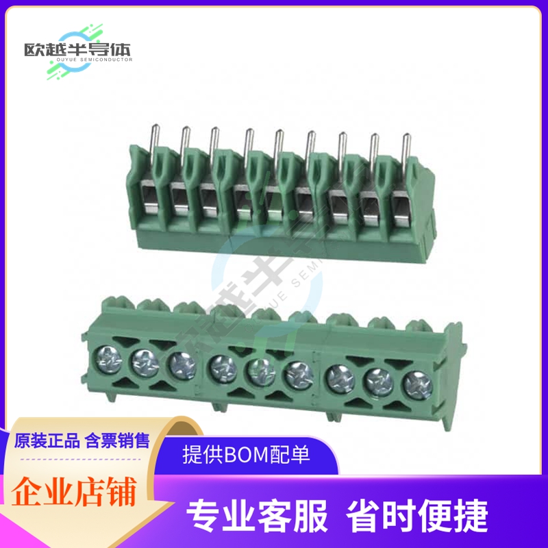 1989023【TERM BLOCK 9POS 45DEG 3.5MM PCB】