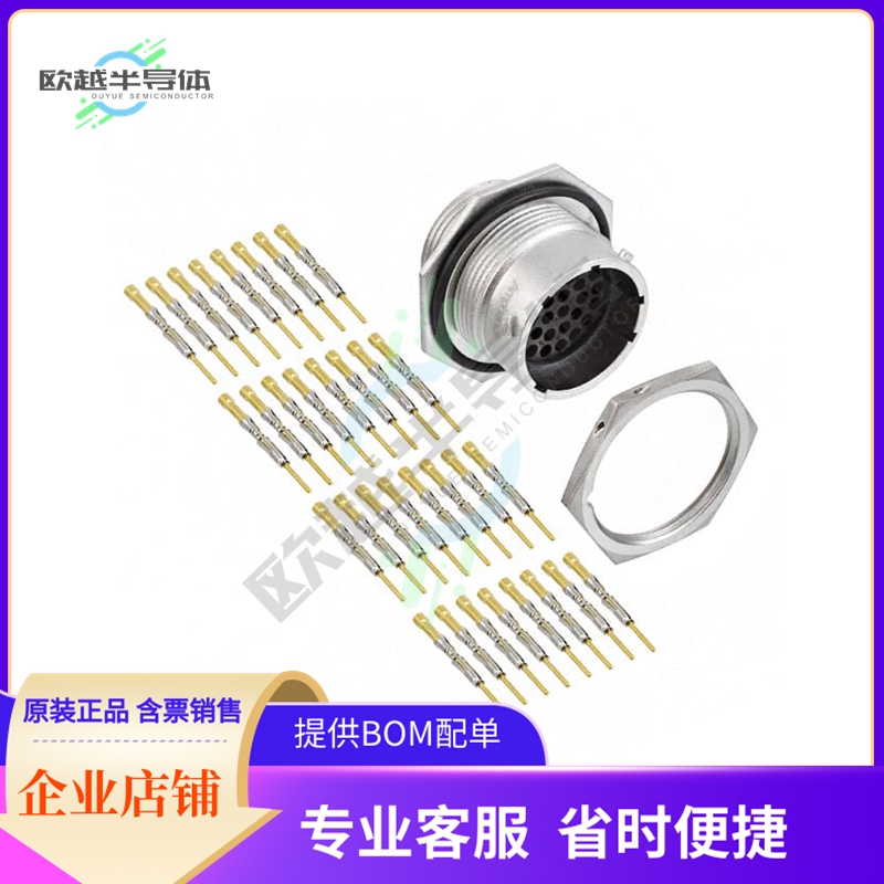 RT0W71832PNH-K【CONN RCPT MALE 32POS GOLD CRIMP】