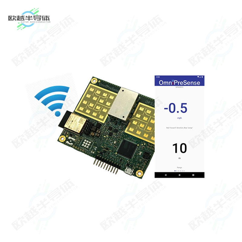 OPS243-C-FC-WB[开发板2D FMCW & Doppler Radar Sensor,】
