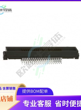 148412-5【CONN DIN PLUG 64POS PCB RA GOLD】