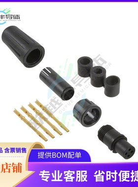 EN2C4F22DC【CONN PLUG FMALE 4POS GOLD CRIMP】