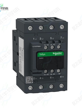 LC1DT80AF7[继电器TESYS 4P EVERLINK CTR 80A AC1 11]