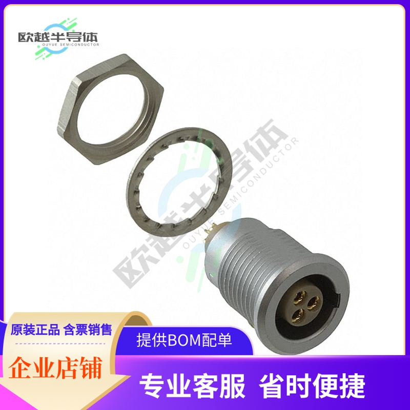 EGG.1B.303.CLL【CONN RCPT FMALE 3P GOLD SLDR CUP】