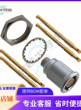 JBXER1G04FSSDSR【CONN RCPT FMALE 4P GOLD SLDR CUP】