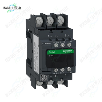LC1D50A6F7[继电器TESYS 3P EVLK CTR 50A22KW AC3 11]