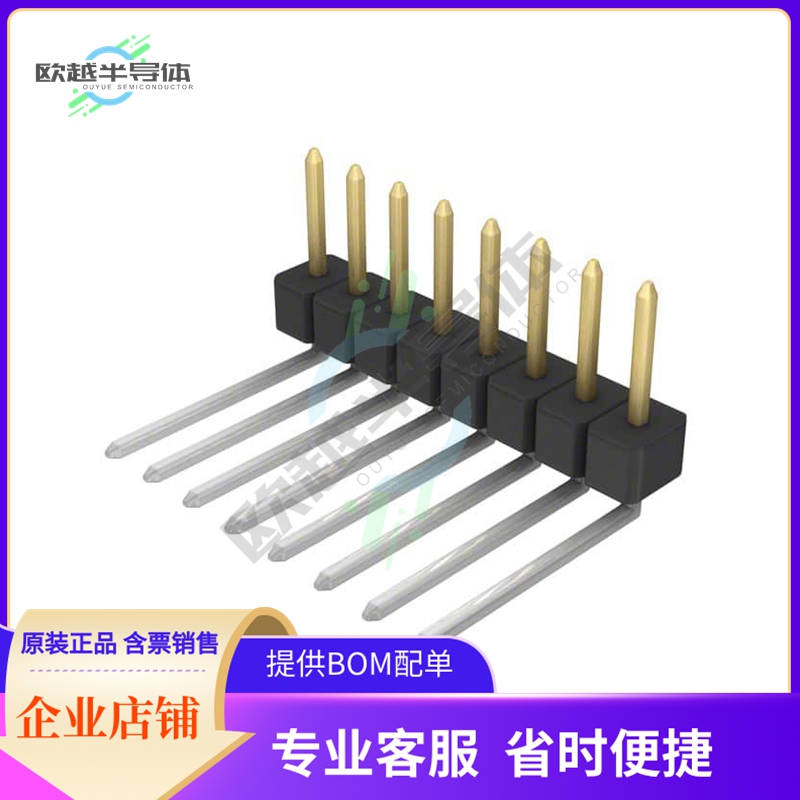 PBC08SBDN【CONN HEADER R/A 8POS 2.54MM】