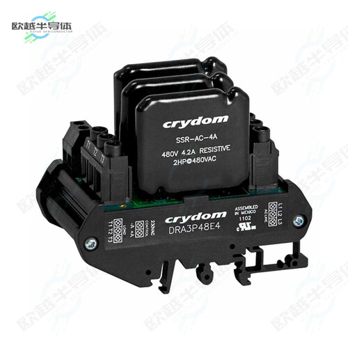 DRA3P48B4[继电器RELAY CONT 3PH 480VAC 4A 120VAC]
