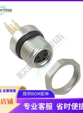 1694376【CONN RCPT FMALE 4POS GOLD SOLDER】