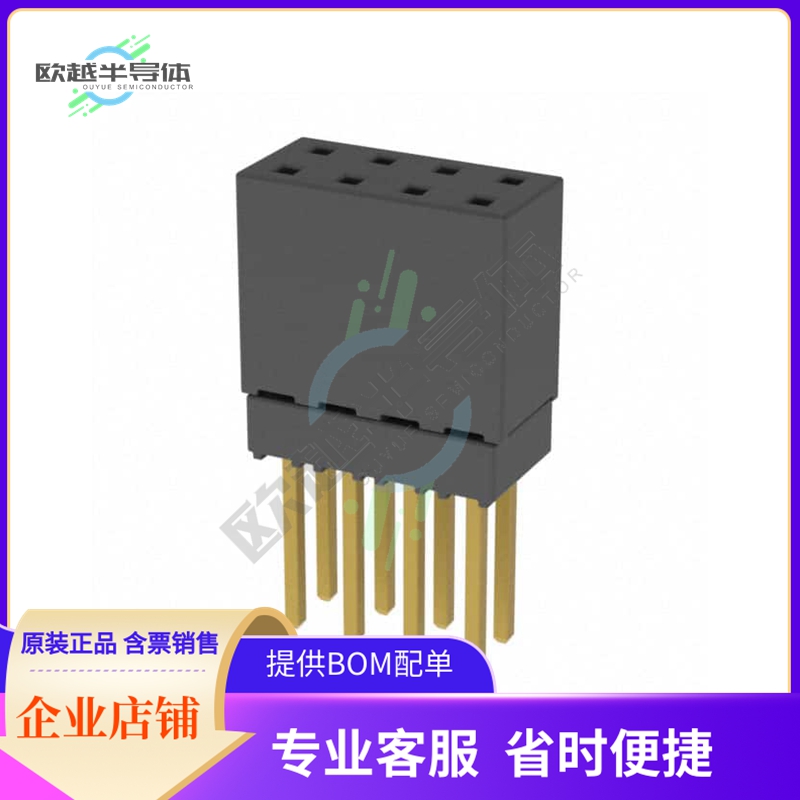 ESQ-104-13-G-D【CONN SOCKET 8POS 0.1 GOLD PCB】