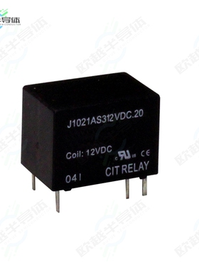 J1021AS312VDC.20[继电器RELAY GEN PURPOSE SPST 3A 12V]