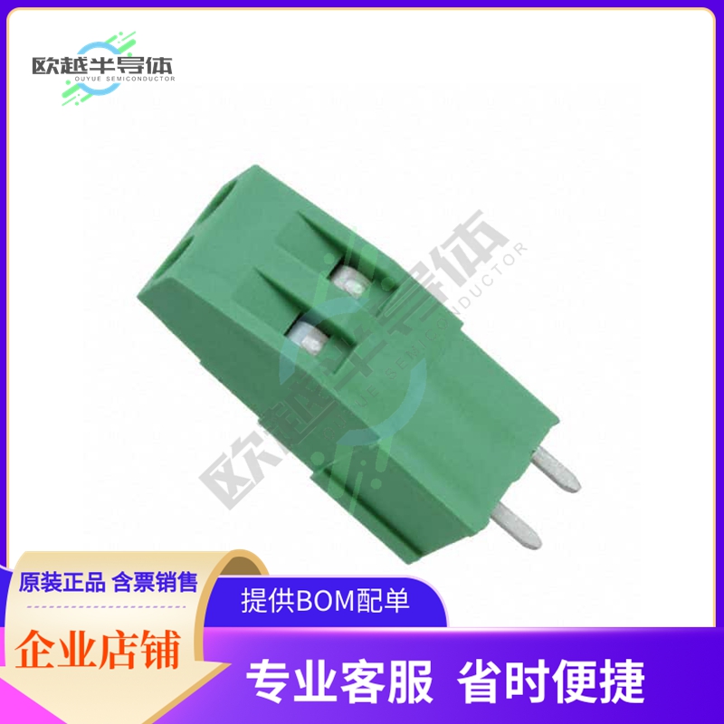 282900-2【TERM BLK 2POS SIDE ENTRY 5MM PCB】