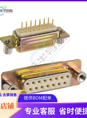 172-E15-211R031【CONN D-SUB RCPT 15P PNL MNT SLDR】