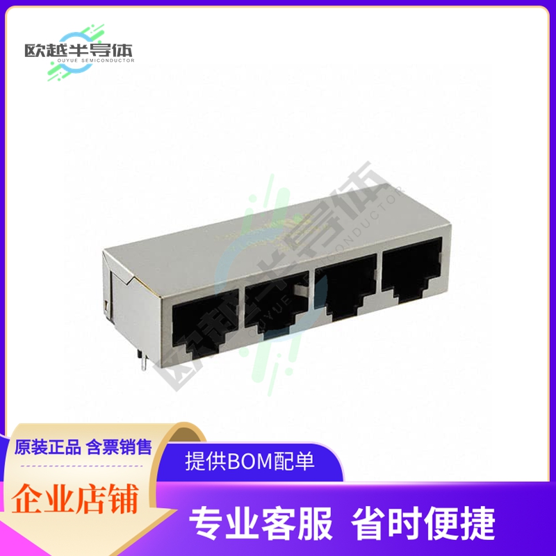 7499031001A【CONN JACK 4PORT 100 BASE-T PCB】