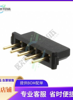 M80-8400545【CONN RCPT 5POS 0.079 GOLD PCB】