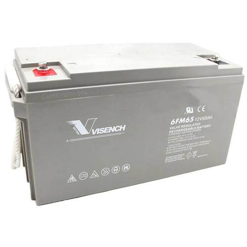 VISION威神蓄电池6FM65-X 内阻值12V65AH放电率20HR极板