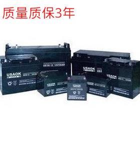 蓄电池USAOK 12va100ah电池 UPS蓄电池EPS太阳能适用
