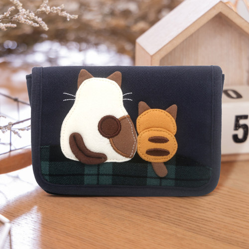 kine猫零钱包证件卡包薄款小巧