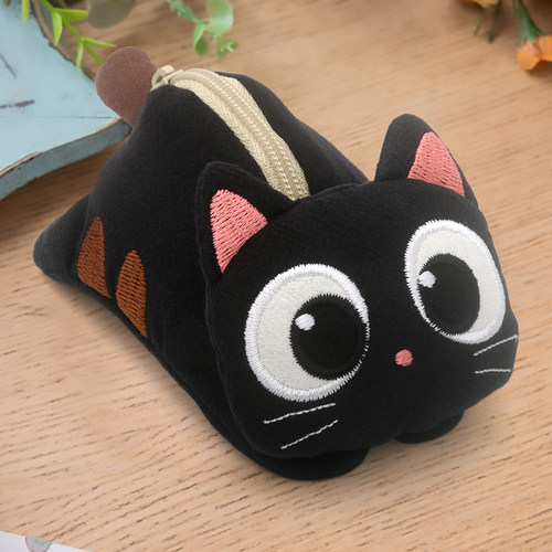 kine猫零钱包随身硬币袋立体迷你