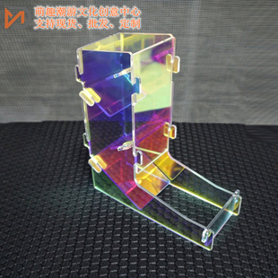 桌游通用骰子塔小黑屋 跑团dnd便携骰塔  可定制雕刻LOGO图案