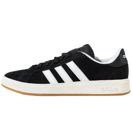 Adidas Grand Court Base 00s  黑色 防滑耐磨 低帮板鞋 男JP6335