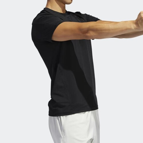 Adidas/阿迪达斯KENTA RISE TEE男子透气圆领短袖T恤衫    FL4333
