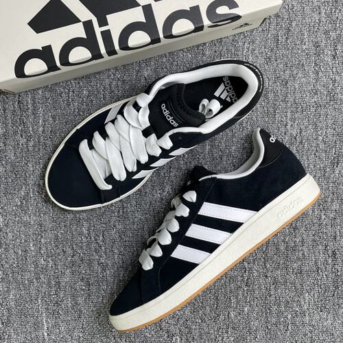 Adidas阿迪达斯 GRAND COURT 男女同款复古休闲板鞋JP6335 IH6188