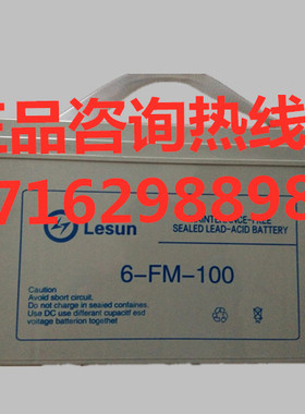 Lesun铅酸蓄电池6-FM-100 /12V100AH UPS/EPS 适用直流屏机房系统