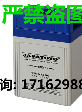 TOYO东洋蓄电池2V200AH 不间断电源基站 太阳能 东洋蓄电池GFM200
