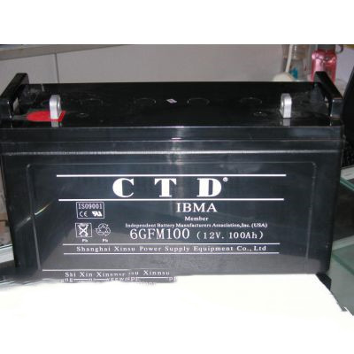 供应德国CTD蓄电池6FMJ100铅晶电池（6V、12V，0.5-280AH）电瓶