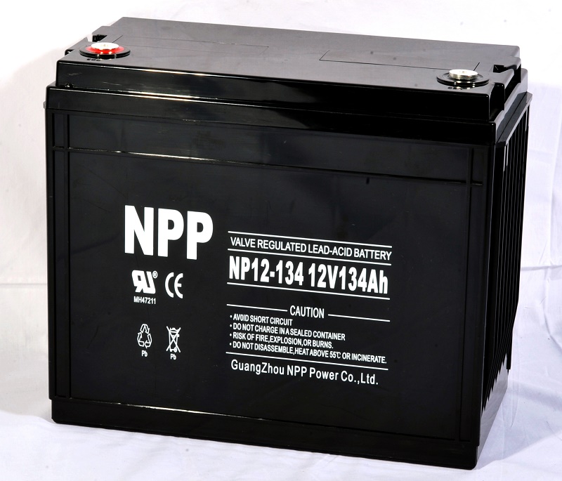 NPP耐普蓄电池NP12-134  12V134AH 免维护铅酸电池 UPS/EPS太阳能