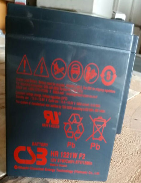 UPS不间断电源 CSB蓄电池 HR1221W 12V5AH APC 内置电池