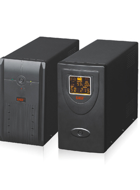 易事特UPS不间断电源EA215在线后备式稳压应急电源900W延时负载
