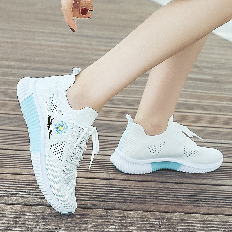 小白鞋网鞋透气网面运动鞋