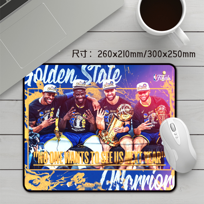 芒客 勇士总冠库里军curry小鼠标垫电脑办公键盘桌垫子格林汤普森