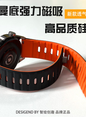 适用高品质磁吸华米amazfit表带trex3跃我Balance运动Cheetah手表