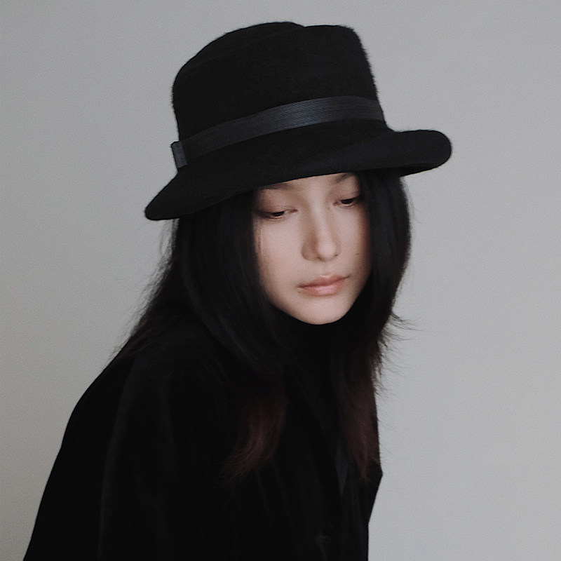 Lion～难得一见 古董氛围长绒毛兔毛毡不规则帽檐礼帽盆帽秋冬,服饰配件/皮带/帽子/围巾,帽子,淘宝优惠券,粉丝福利购,淘宝优惠卷