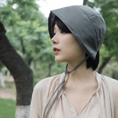 lion~小妇人复古日本bonnet真丝