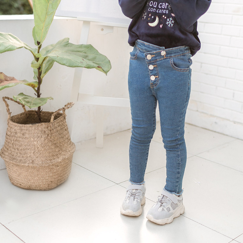 Cicie童装儿童女童春秋装2020新款小女孩洋气小脚裤子牛仔裤长裤在类目 童装/婴儿装/亲子装, 儿童牛仔, 儿童牛仔裤中 - 来自Buy2taobao.com提供专业的淘宝代购服务