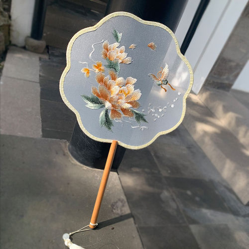 双面绣团扇中国风礼品