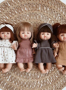 国内手作minikane娃娃连衣裙眼镜帽子鞋子娃娃配饰装饰品衣物礼物