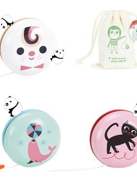 现货 vilac 儿童益智类玩具 木质悠悠球 配收纳袋