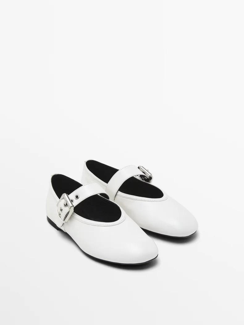 2025春夏新款一字扣单鞋女玛丽珍圆头法式瓢鞋性感平底奶奶鞋时尚,女鞋,浅口单鞋,淘宝优惠券,粉丝福利购,淘宝优惠卷