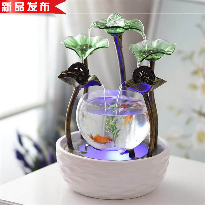 Pisciculture portable Waterfront Landscaping Built-in decorate ecology fish tank small-scale vertical desktop householdin the Home accessories , Creative Jewelry , Gift ideas  category - from Buy2taobao.com to provide professional Taobao agent buy service
